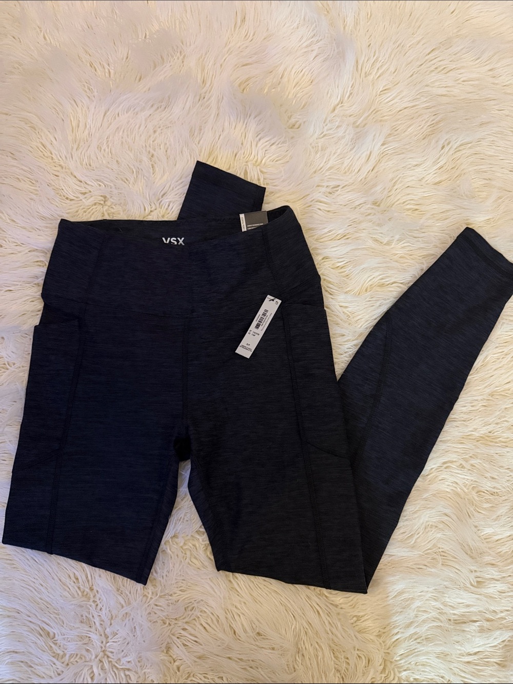 Victoria's Secret Charcoal/Black High-Waist Pocket Leggings